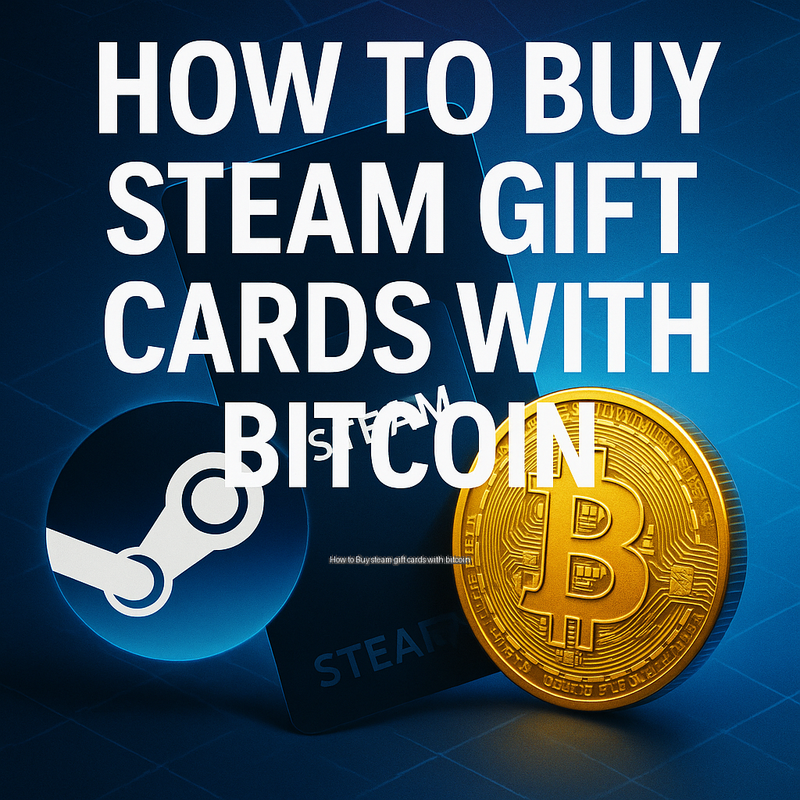 How to Buy steam gift cards with bitcoin