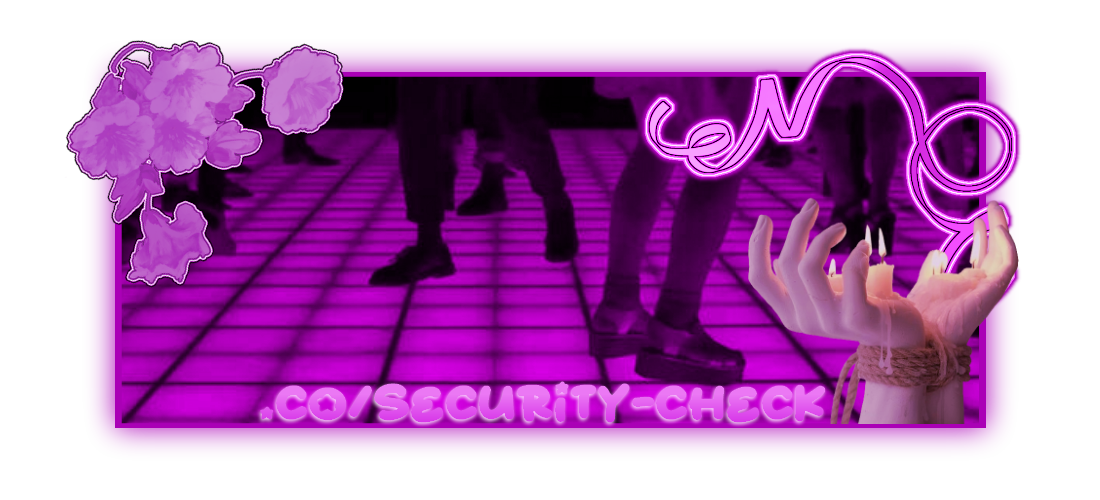 my graphic, do not steal. alt text: .co/security-check