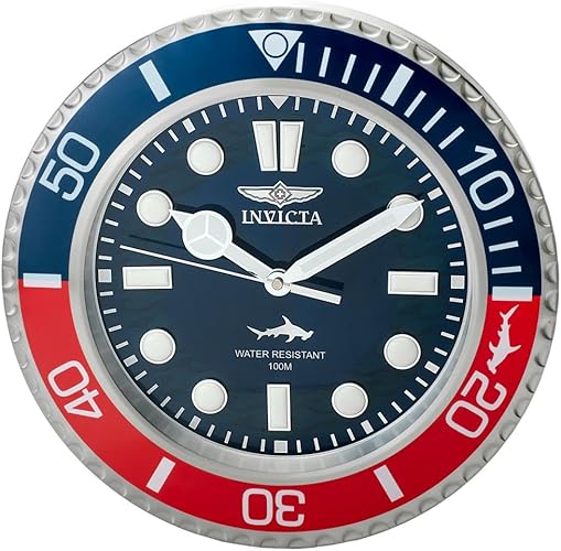 Invicta 34938 Grand Pro Diver 14-in Wall Clock