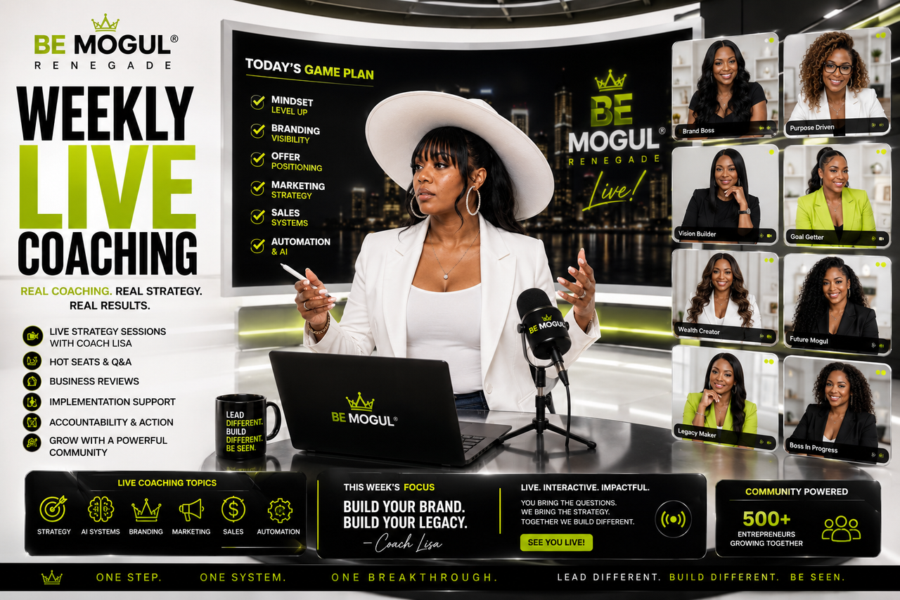 BE MOGUL weekly coaching