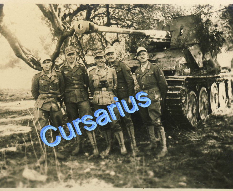 orig. Foto Crew Panzerjäger Sd.kfz139 Marder rus