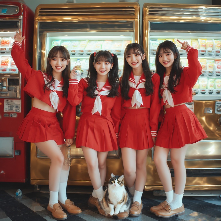 Four-young-Asian-women-20s-pos-(21)