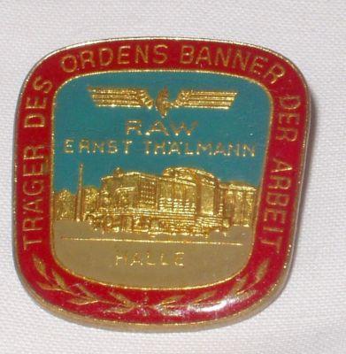 Знак Вагоноремонтный завод, Халле