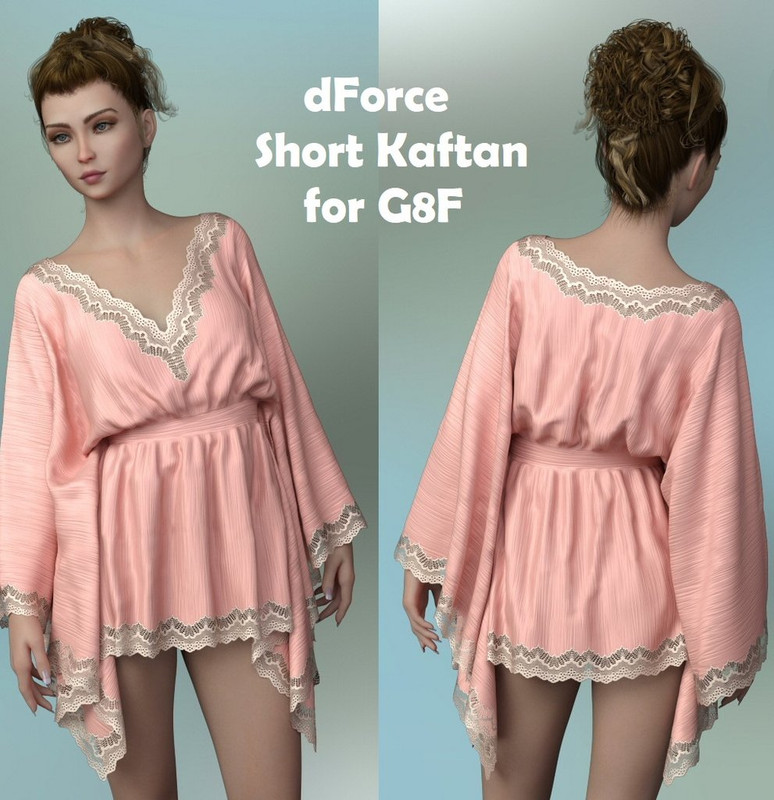 *REPOST  dForce - Short Kaftan for G8F