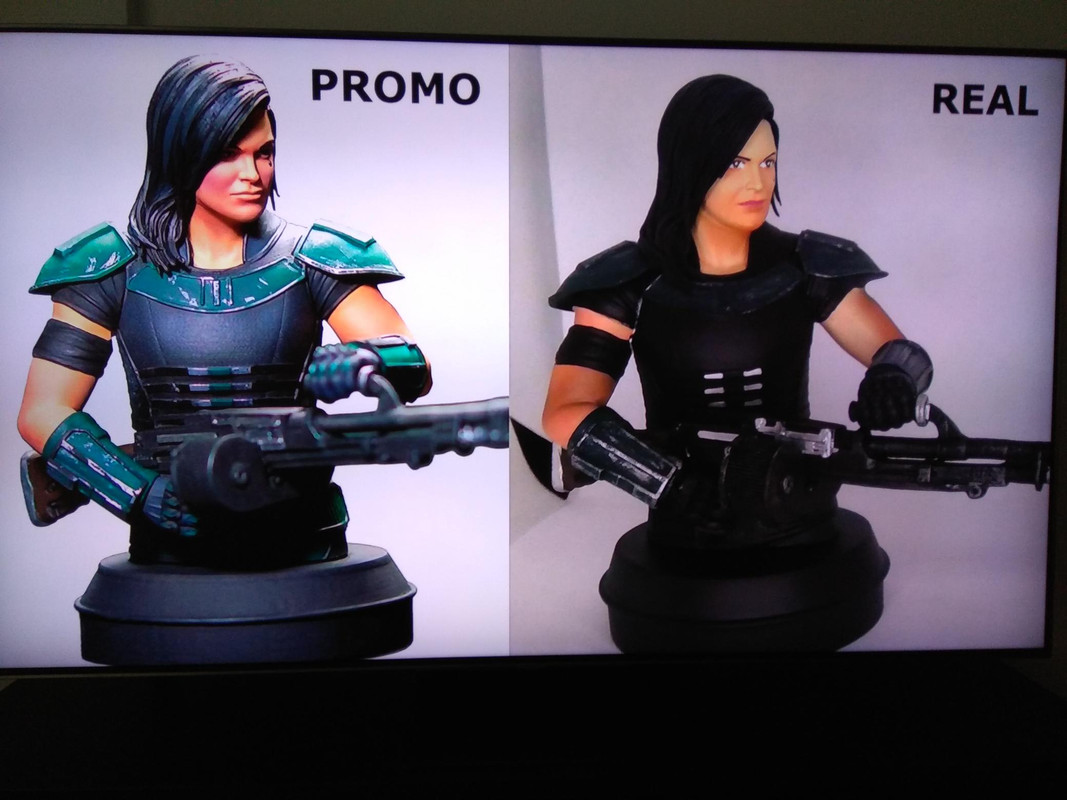 Busto Cara comparación