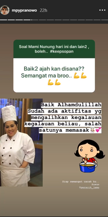 Postingan keponakan Nunung