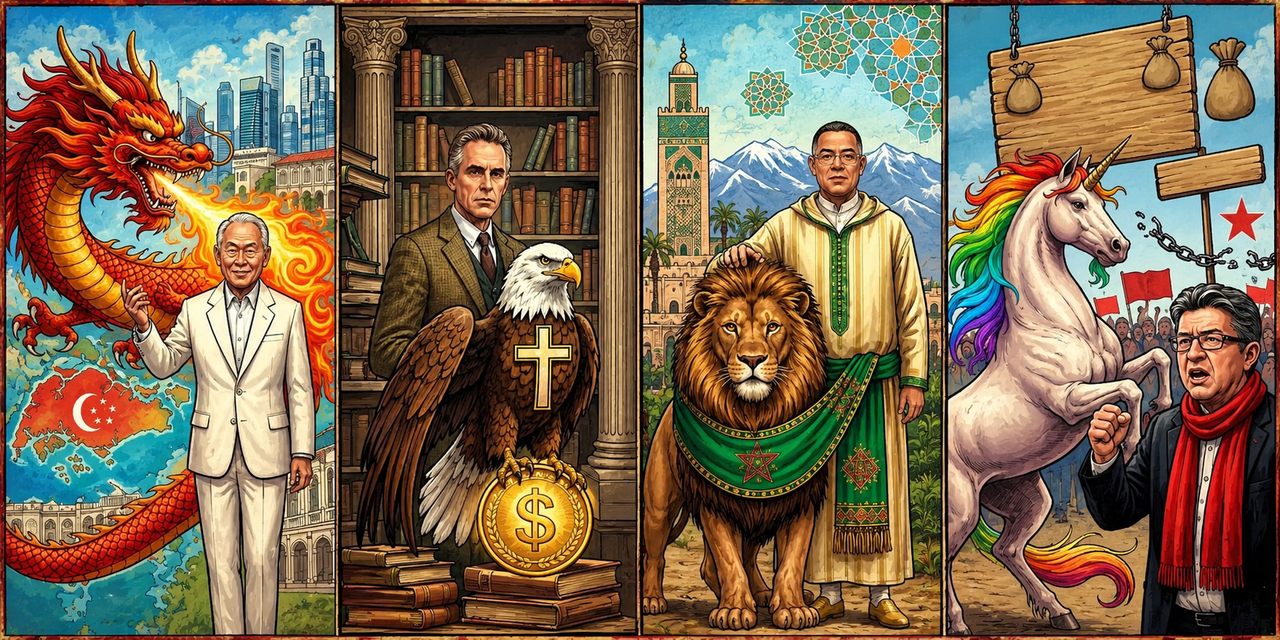Four Worlds One Illustrated Panorama