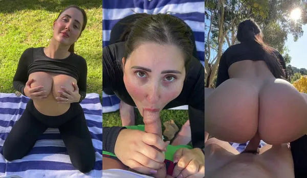Isabelle Eleanore Enjoys A Banging Session In Nature