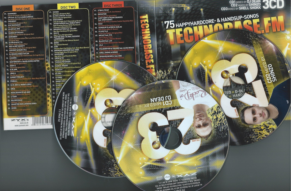 VA - Technobase.Fm Vol.23 (3CD) (2019) .mp3 -252 Kbps