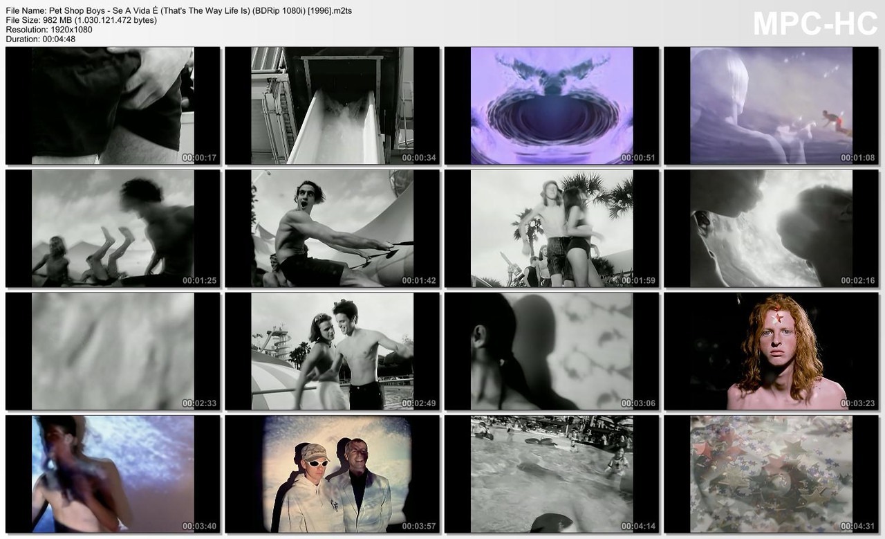 Pet Shop Boys - Se A Vida É (That's The Way Life Is) (BDRip 1080i) [1996]