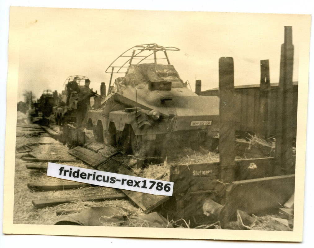 G67 Foto 1.Pz SpKp Ostfront Kampfraum Charkow HKL43 Panzerspähwagen Sd.Kfz. 232