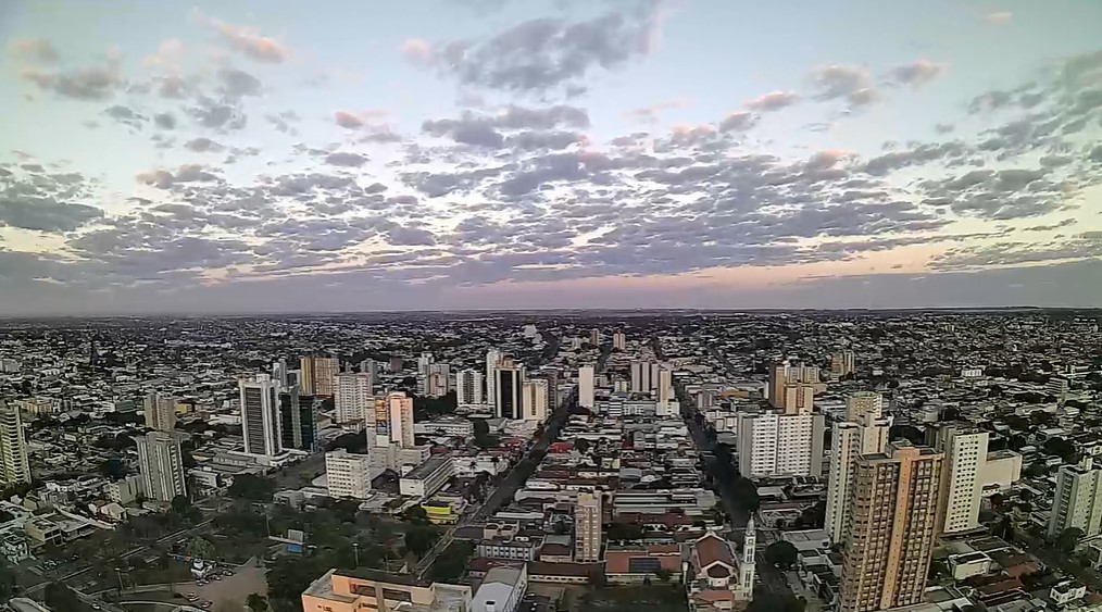 Campo Grande nesta manhã de quarta-feira