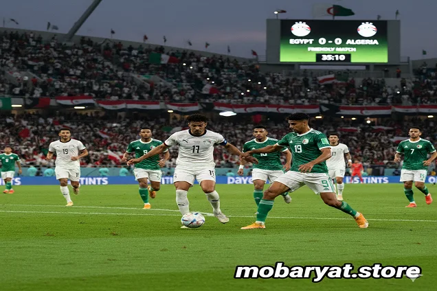 مصر ضد الجزائر - مباراة ودية
