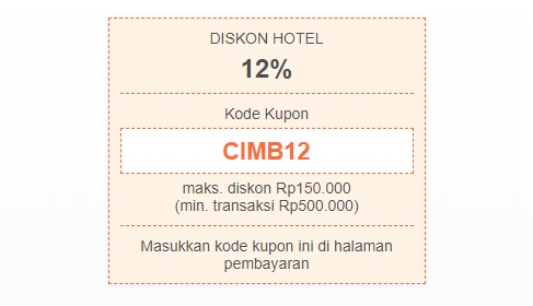 Kode promo diskon hotel