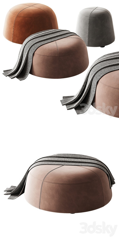 MDF Italia FUJI pouf