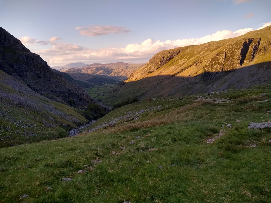 evening climb to Styhead