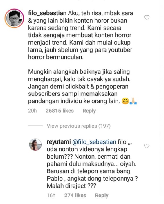 Komentar Filo Sebastian