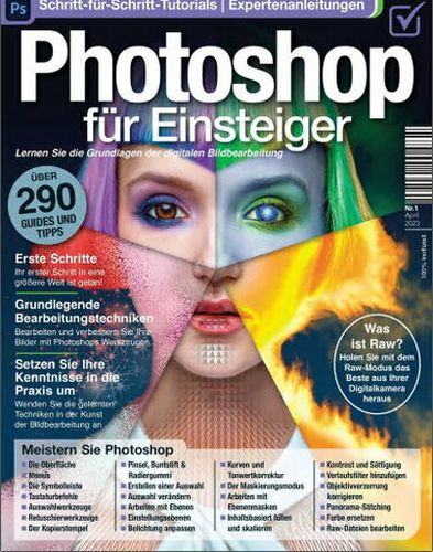 Cover: Photoshop für Einsteiger Magazin No 01 April 2023