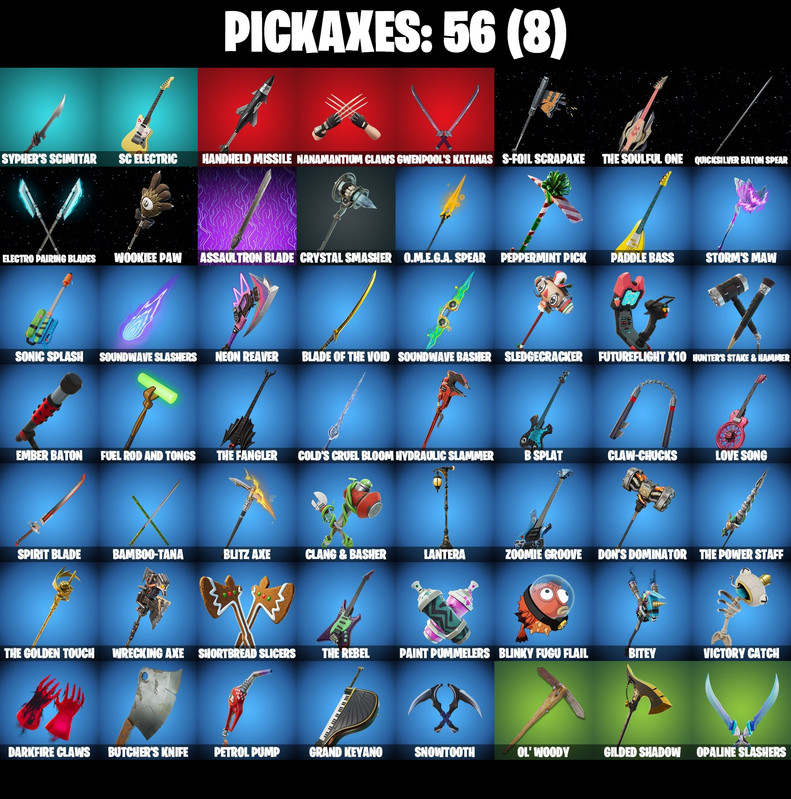 pickaxes comp
