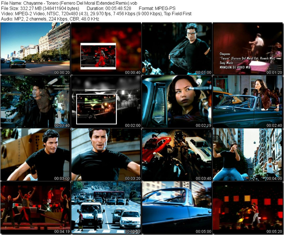 Chayanne - Torero (Ferrero Del Moral Extended Remix).vob_tn