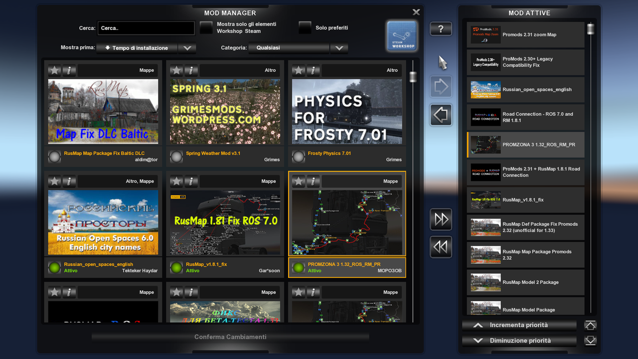 Promods rusmap. Rusmap promods порядок. promods и rusmap порядок установки. промодс 2.60. стим воркшоп.