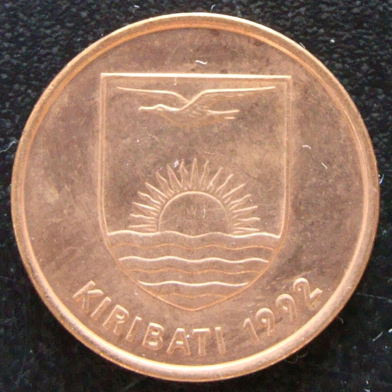 ¡¡Animales!! 1 Centavo de Dólar. Kiribati (1992) KIR-1-Centavo-D-lar-1992-anv