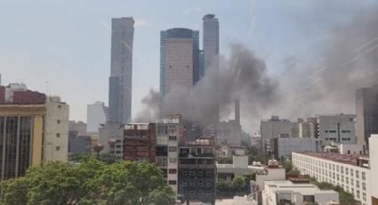 Fuerte incendio en la alcaldía Miguel Hidalgo deja a cinco lesionados y un edificio en ruinas