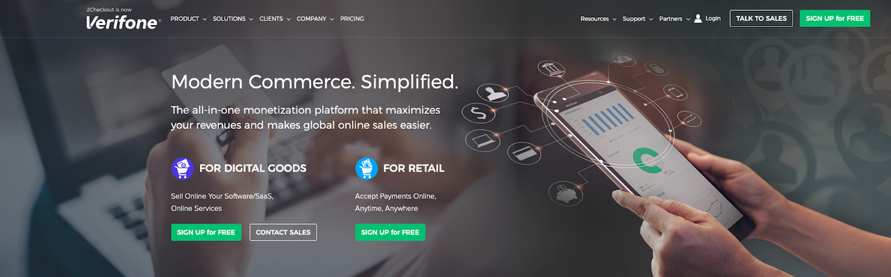 2checkout homepage