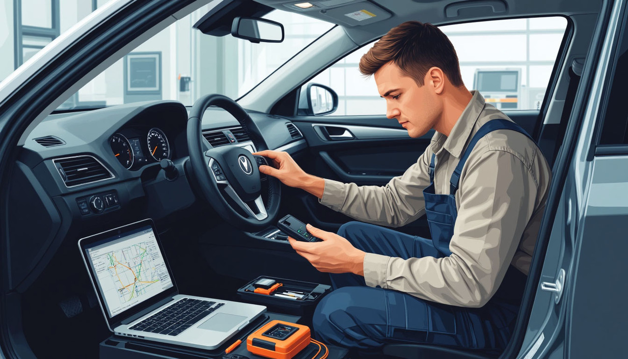 Установка GPS трекера на автомобиль