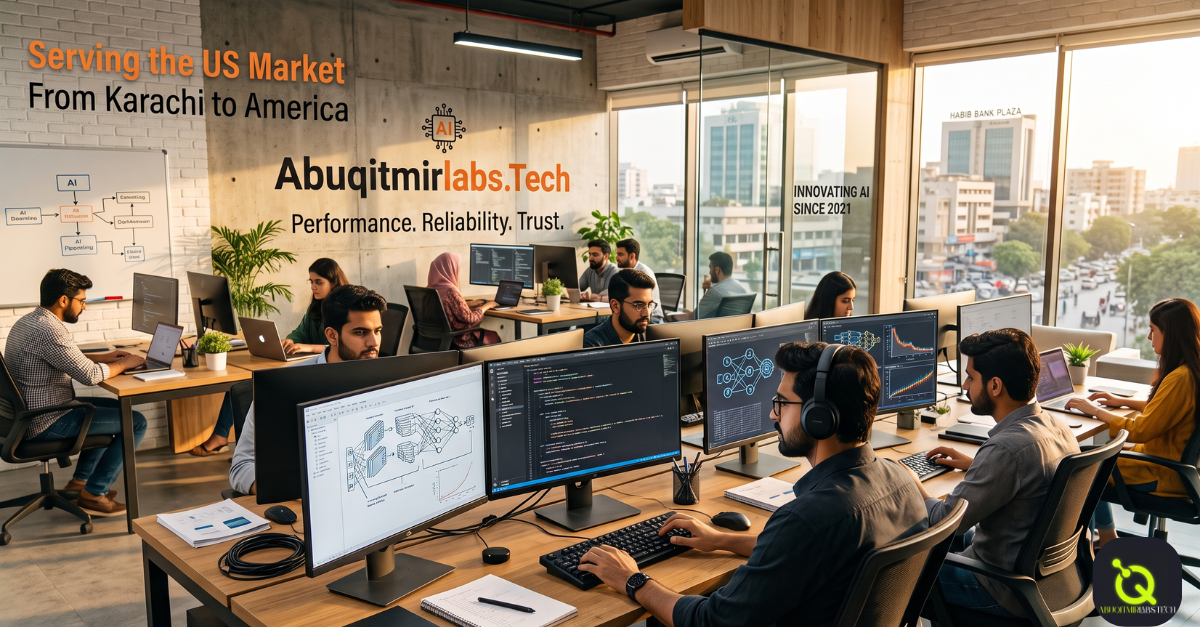 Modern software development studio in Karachi, Pakistan