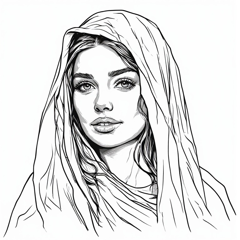 Madonna-l-Line-drawing-natural-(48)