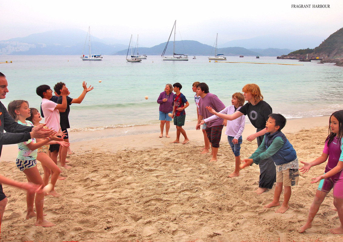 Catch an Egg competition (New Year's Beach Day 2025)