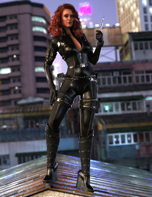 Trinity Wolf Outfit for Genesis 8 Female(s) Trinity Wolf Outfit for Genesis 8 Female(s)