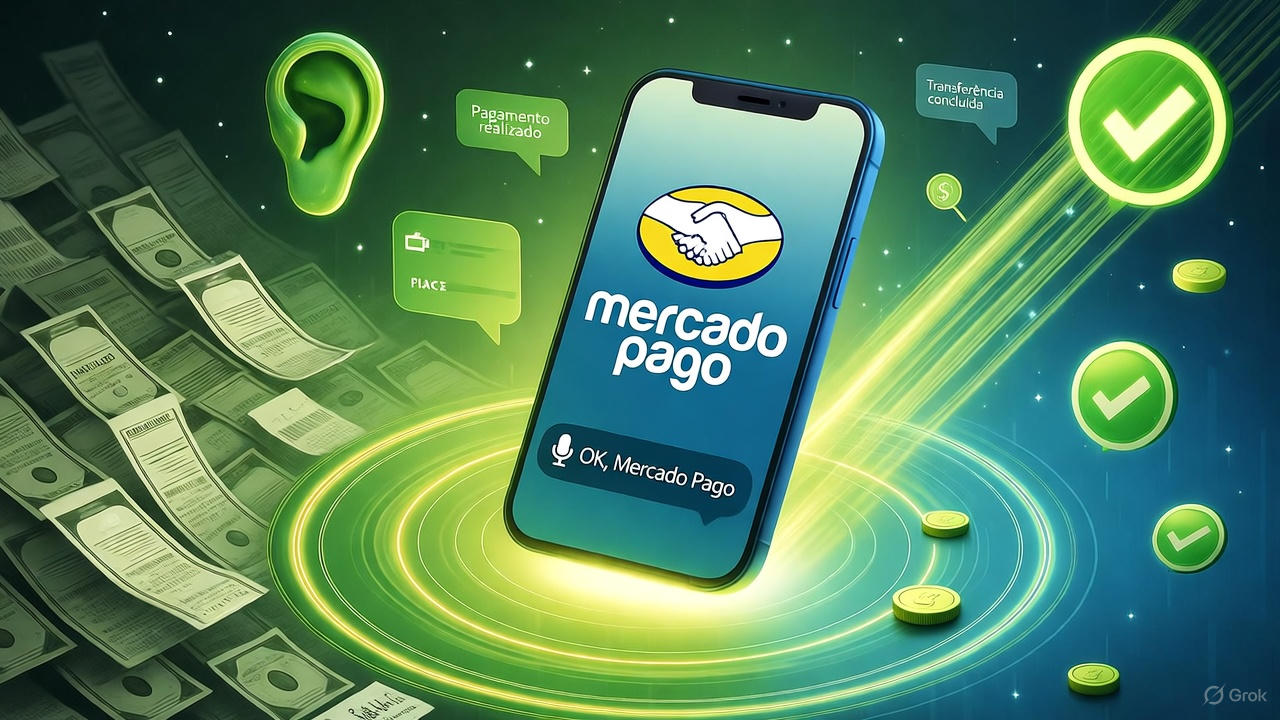 Mercado Pago Desliza para o Futuro: IA que Faz Pix e Boletos Sozinha, Como um Gerente Particular