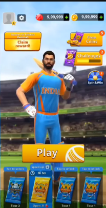 Cricket League MOD Interface