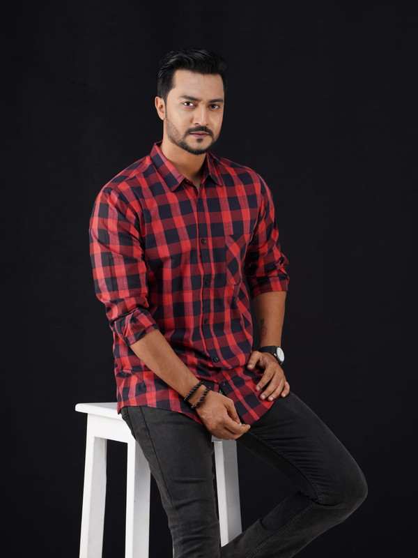 Mens Full Sleeve Check Shirt – Style, Comfort & Quality Combined!