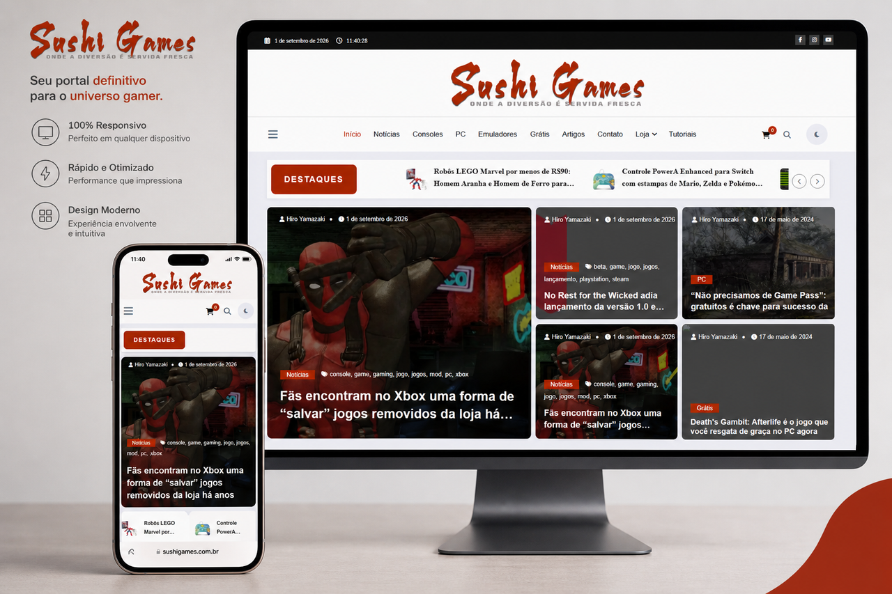 Sushi Games - Portal Gamer
