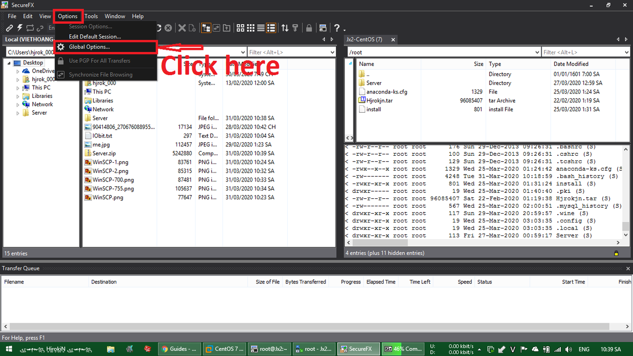 [JX] [TIP] Server file Hướng dẫn transfer file, Set Permissions bằng