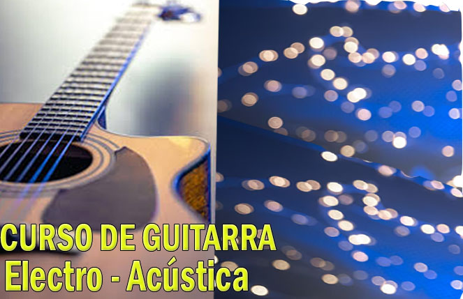 Vídeo curso guitarra acústica eléctrica método tablatura acordes 4 Dvd