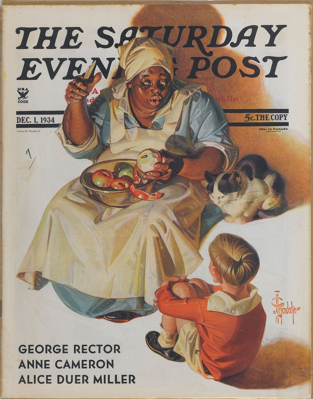 The-Story-Teller-Saturday-Evening-Post-cover-study-1934-2