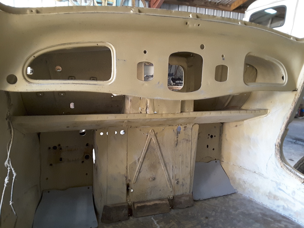 vue du tableau de bord