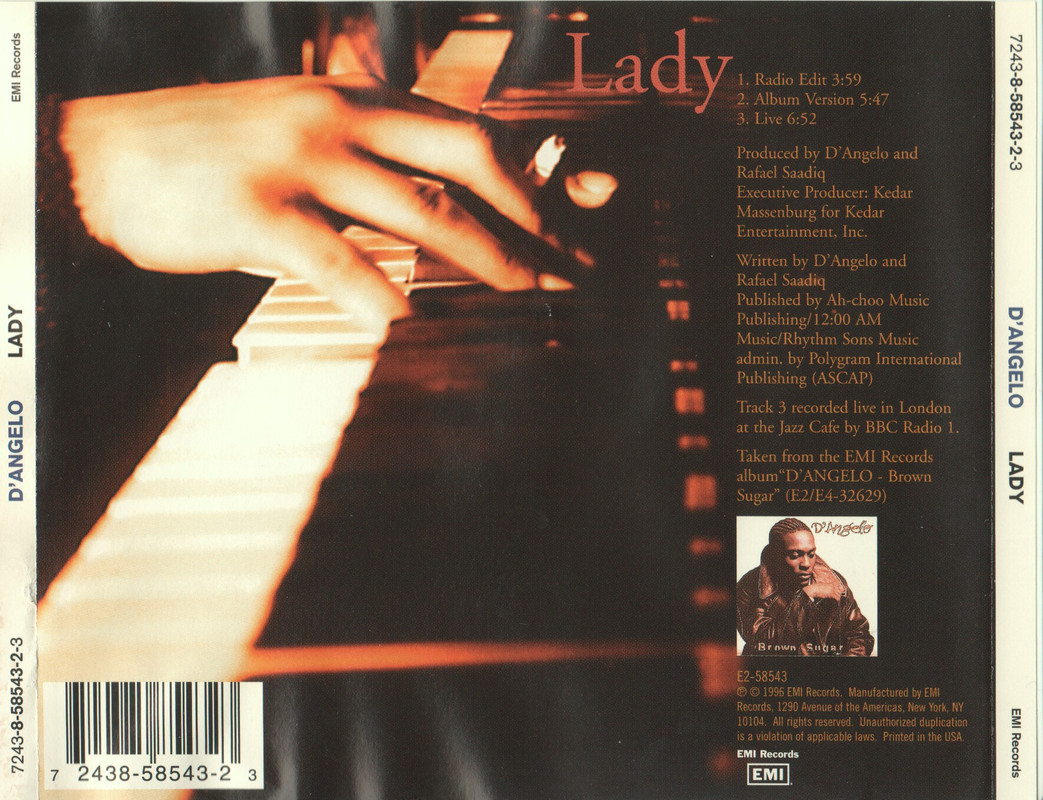 D' Angelo Lady BACK [1996]