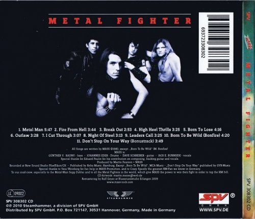 Mass - Metal Fighter (1983) [Reissue 2010] Lossless
