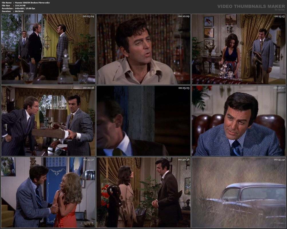 Mannix S06E04 Broken Mirror.mkv