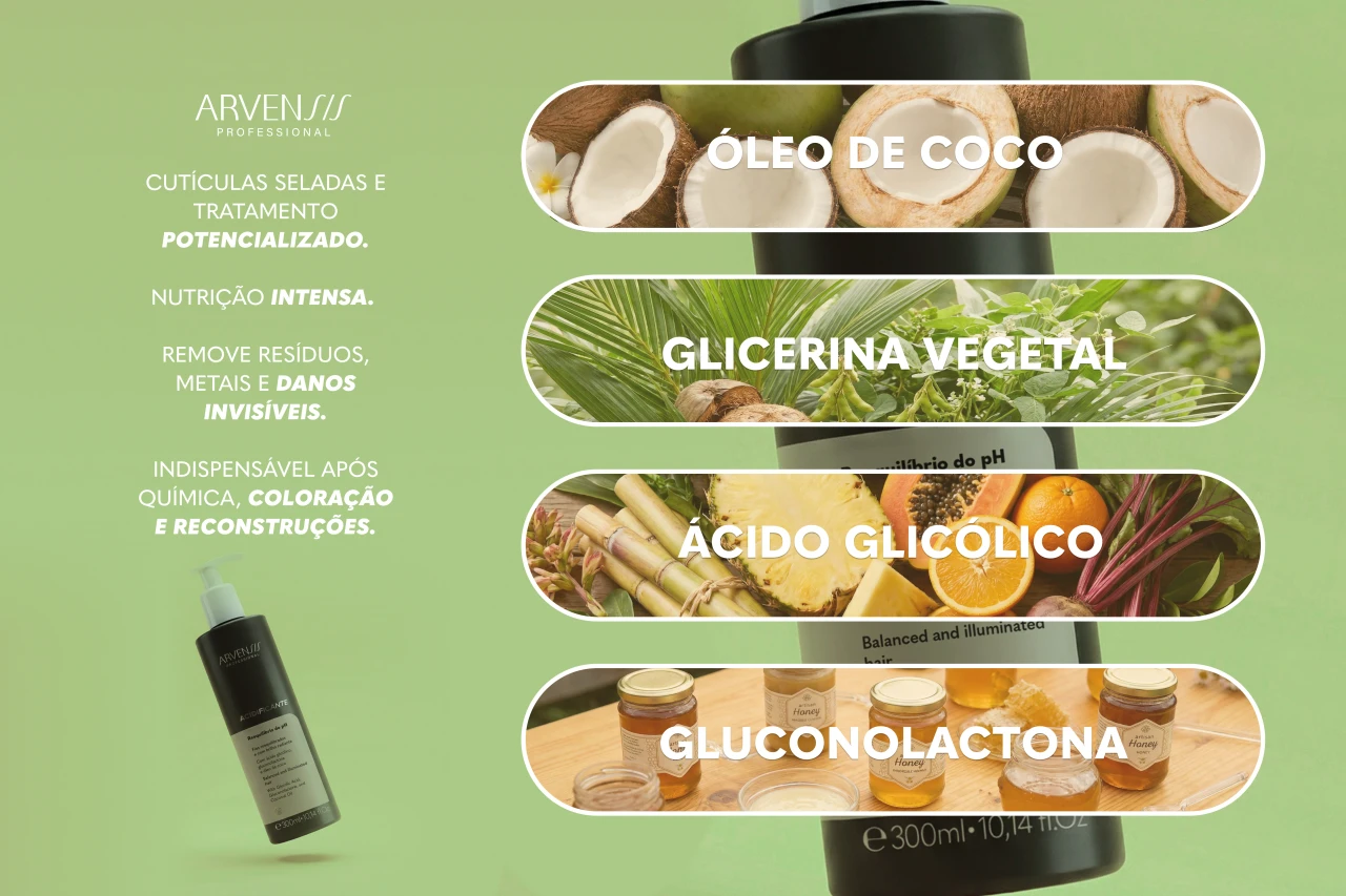 foto acidificante e seus ativos