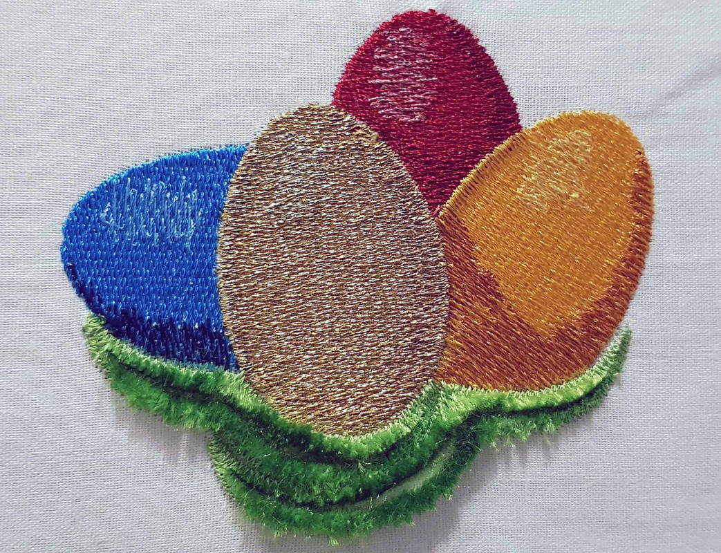 крашенки крупный план