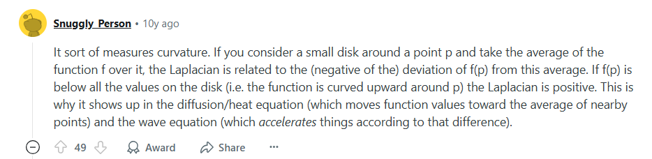Matrix Multiplication to Laplacian