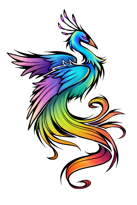 Siempre Libre & Glitters y Gifs Animados Nº343 - Página 57 Rainbow-bird-tattoo-stencil