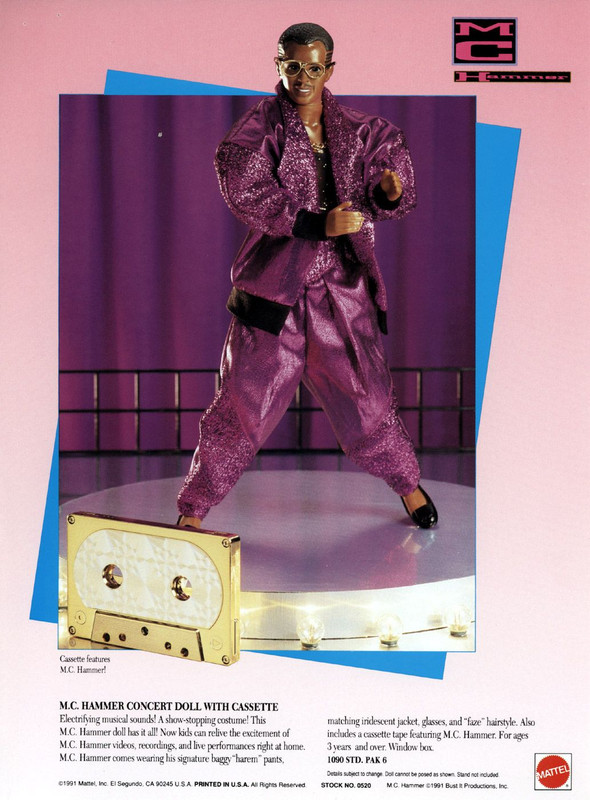 MC Hammer Doll in Purple