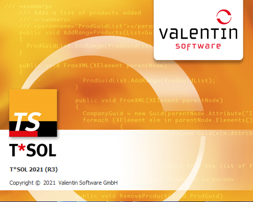 Valentin Software TSOL v2021 R3